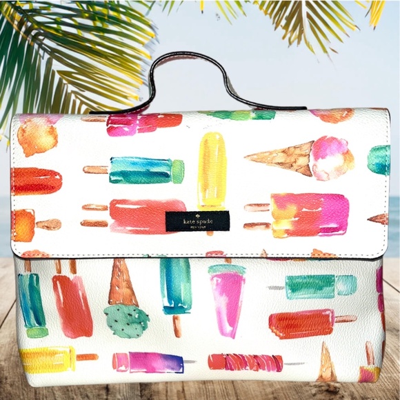 kate spade Handbags - Kate Spade RARE Francis  Ice Cream Popsicle Travel Cosmetic Toiletry Case